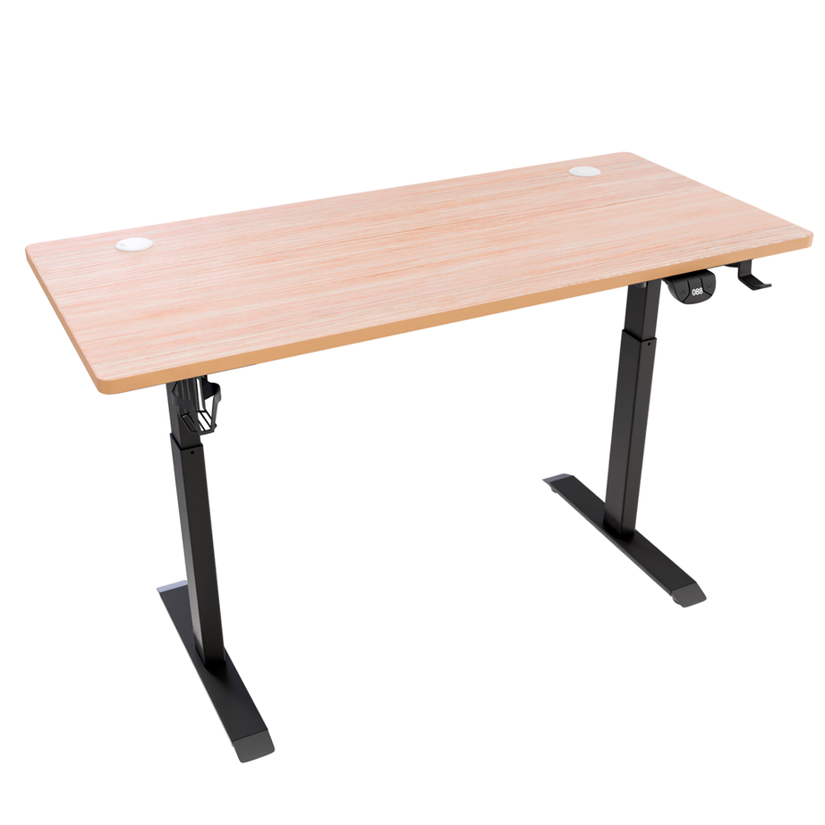 Adjustable wooden gaming desk
