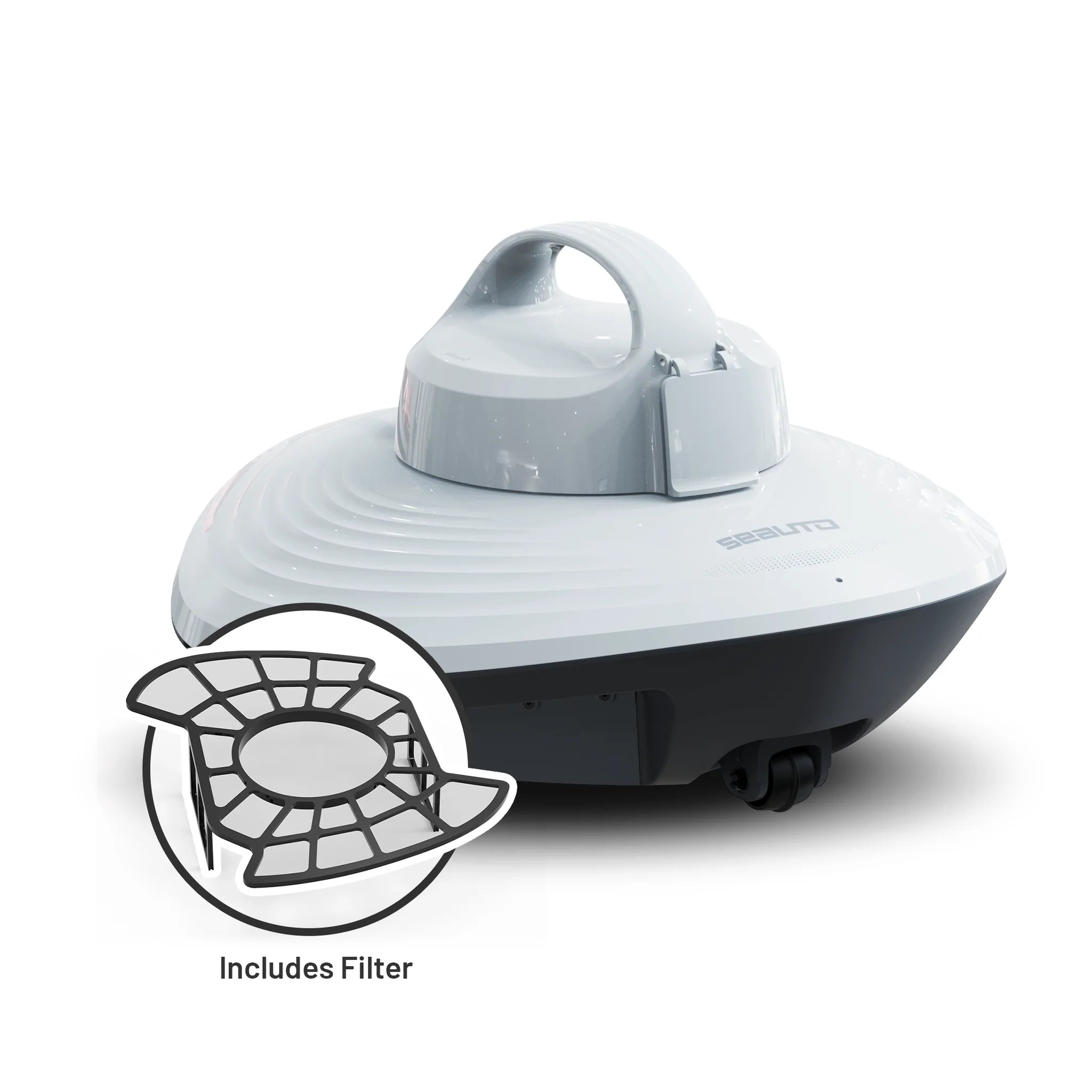 Robot Inalámbrico Limpia Albercas marca SEAUTO modelo Roker