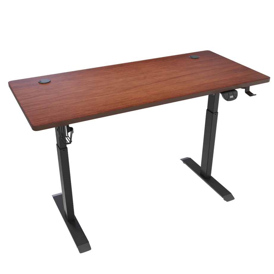 Adjustable wooden gaming desk