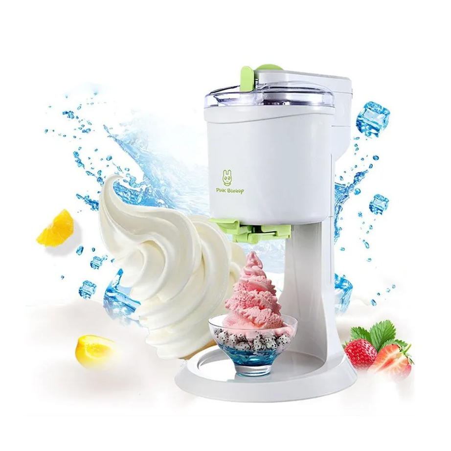 粉红兔子自动冰淇淋机