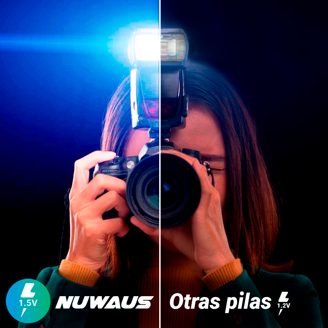 AA 可充电电池快速充电 x4 节 - 1470mAh - C 型充电端口