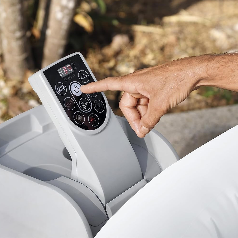 Tina de hidromasaje Inflable para 2 a 3 Personas con 110 chorros de Aire